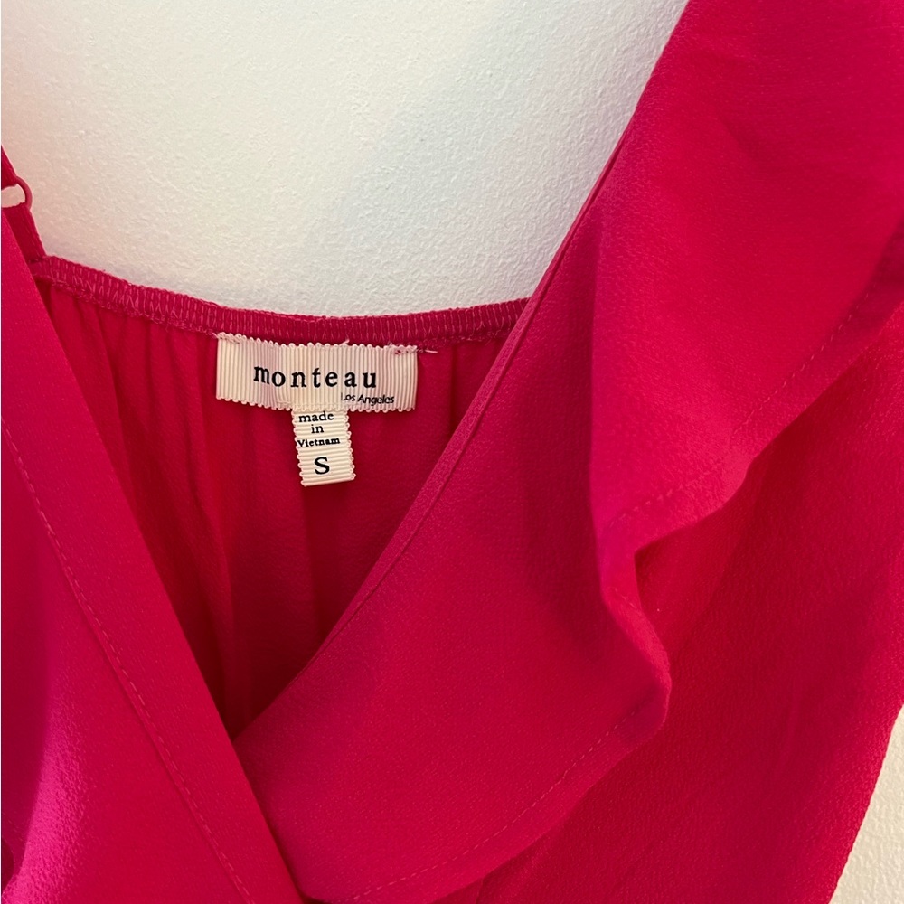 Mini Pink Ruffle Dress - Picture 3 of 3